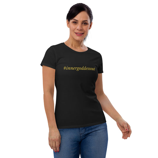 Women's #Innergoddessout Short Sleeve T-shirt