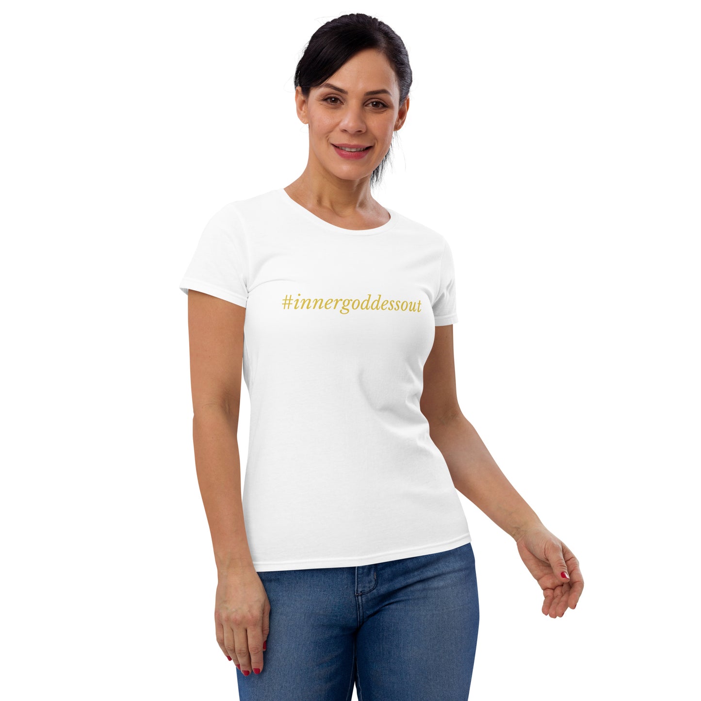 Women's #Innergoddessout Short Sleeve T-shirt